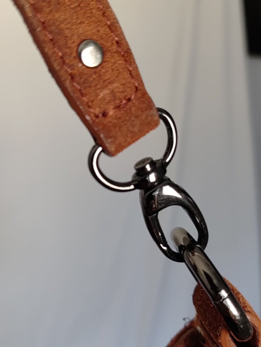 Shoulder Bag Brick Red Color - Picture 4 of 9